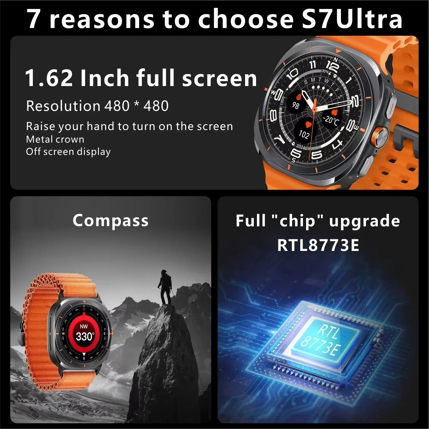 Men’s Digital Sports Watch – Shockproof Waterproof Sport Wristwatch with Luminous Display, Stopwatch, Alarm & Durable Nylon Strap