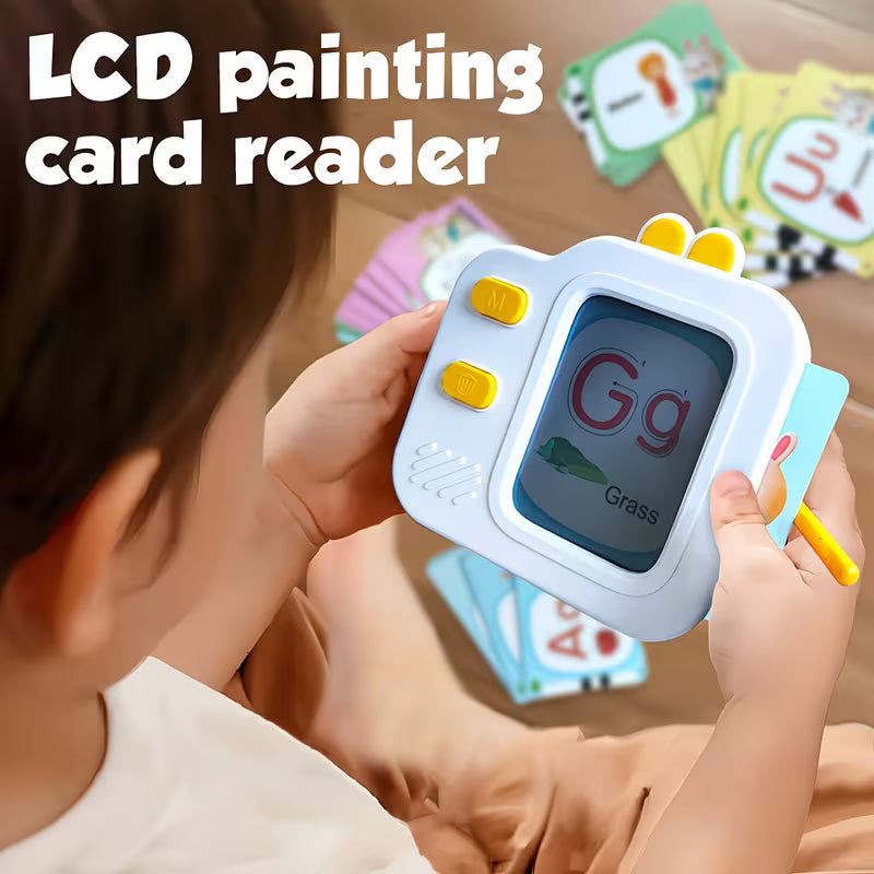 2-in-1 Painting & Talking Flash Cards for Kids